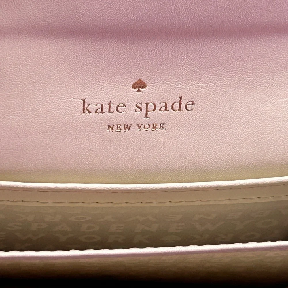 Kate Spade Cedar Street Aqua Blue Small Bi-fold Wallet 4.5” x 3.5” - Picture 9 of 11